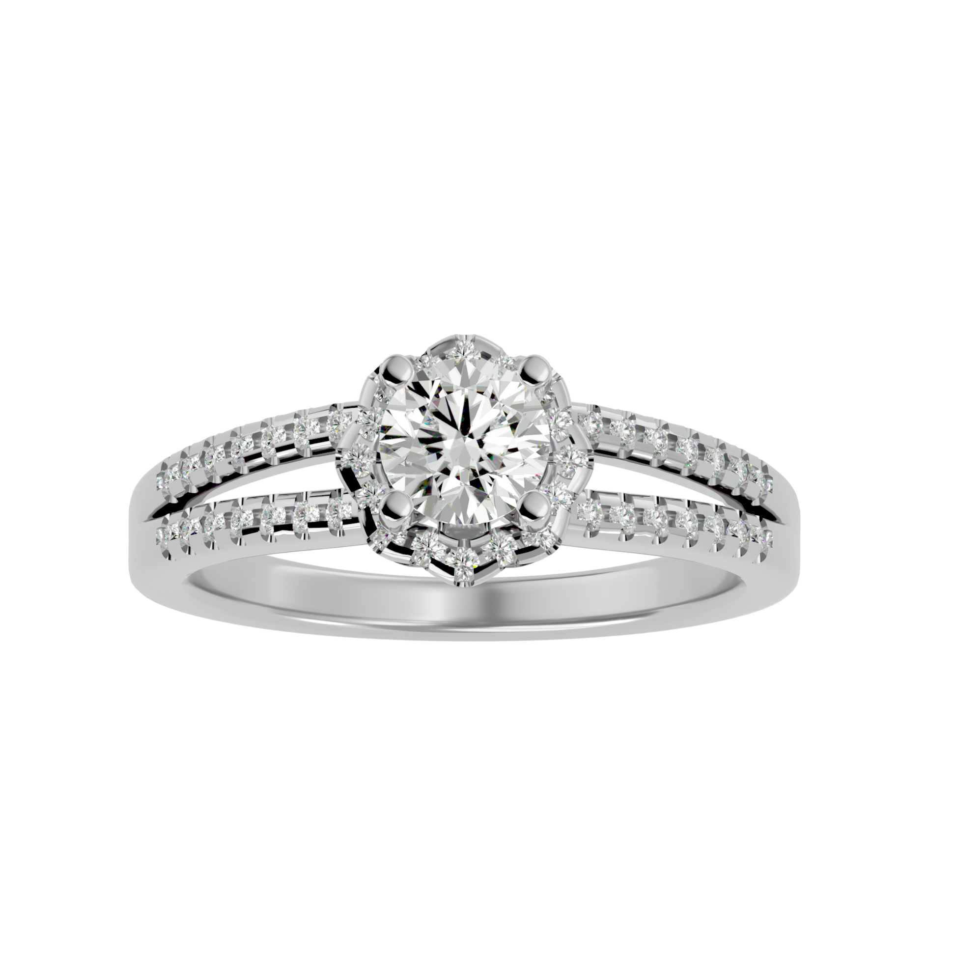 Bella Diamond Halo Ring