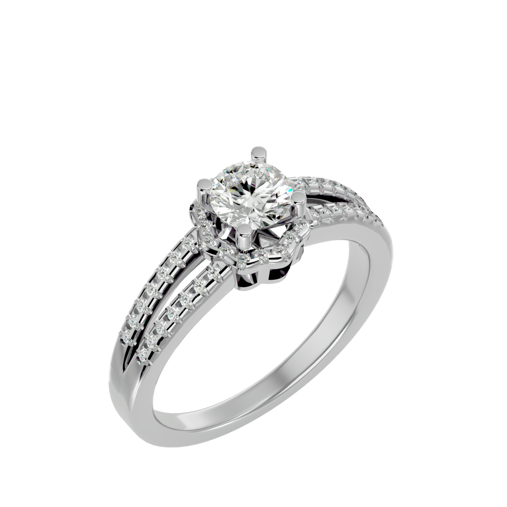 Bella Diamond Halo Ring