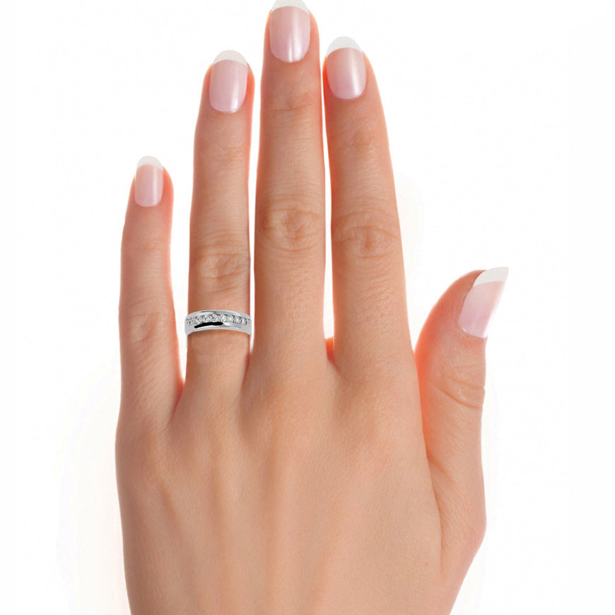 Marvel Diamond Mens Studded Ring