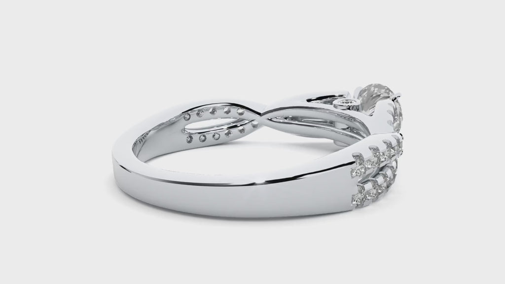 Mireille Diamond Halo Ring