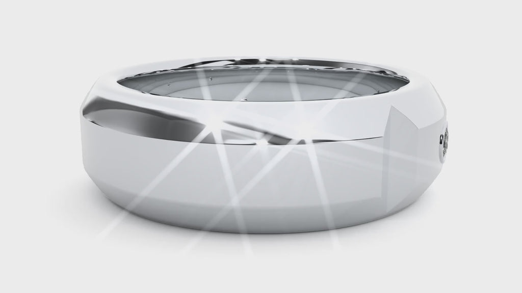 Verve Diamond Mens Studded Ring