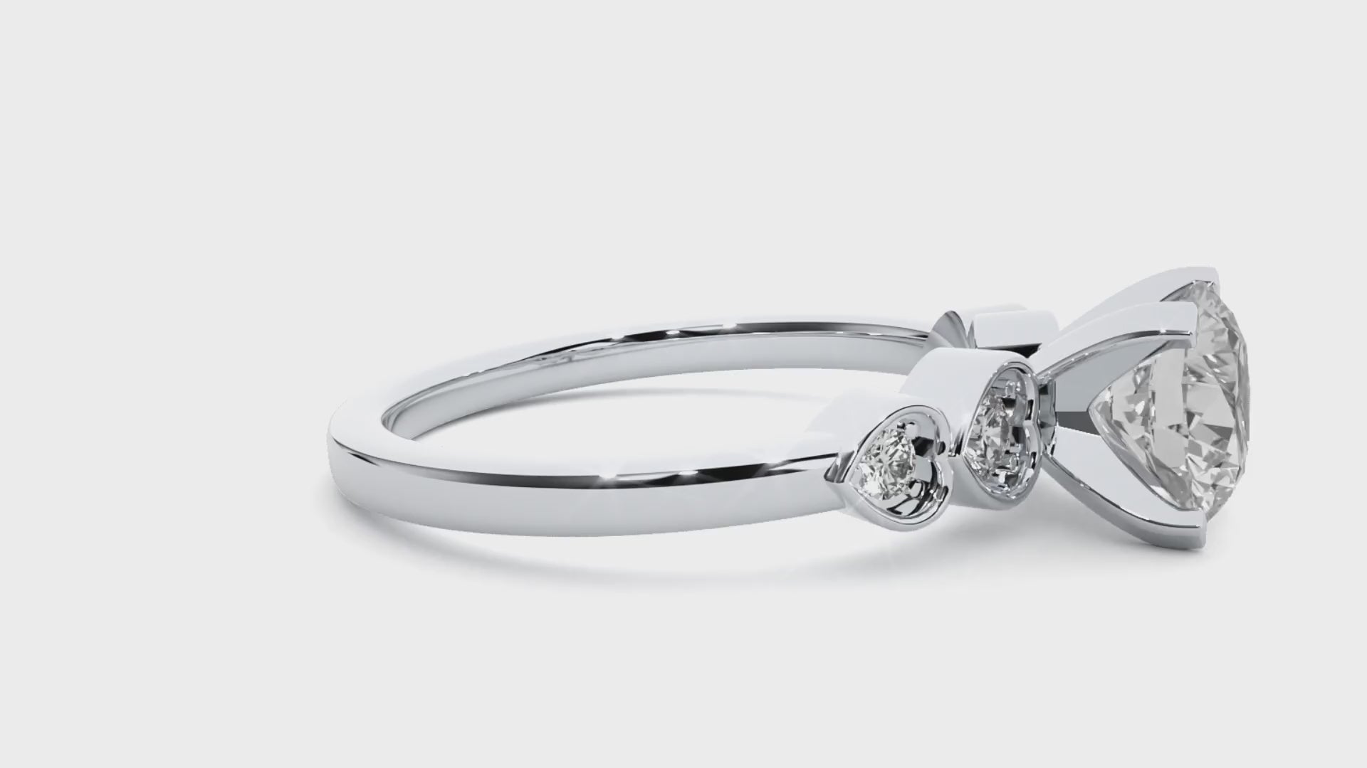 Hazel Diamond Solitaire Ring