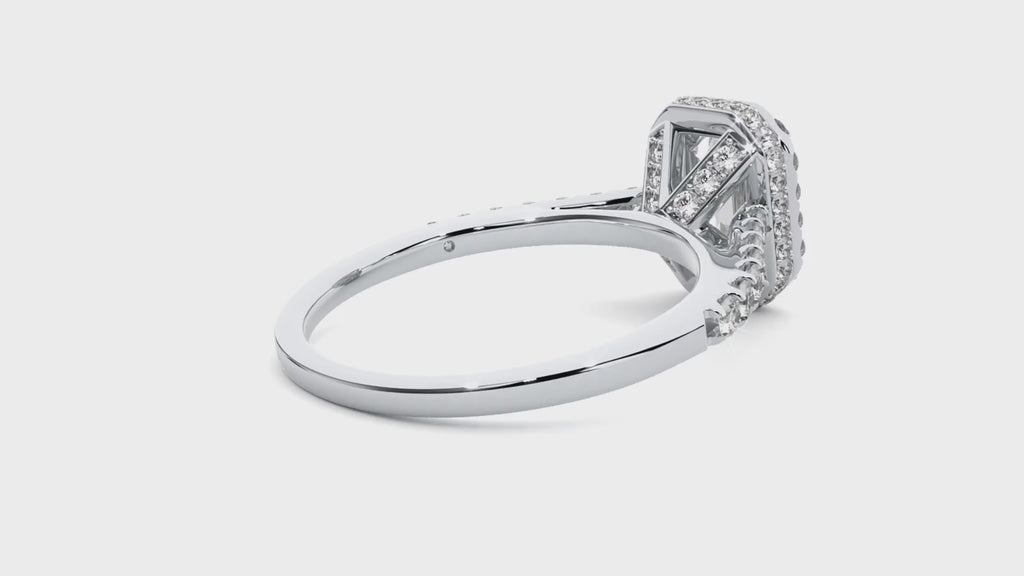 Amayah Diamond Halo Ring