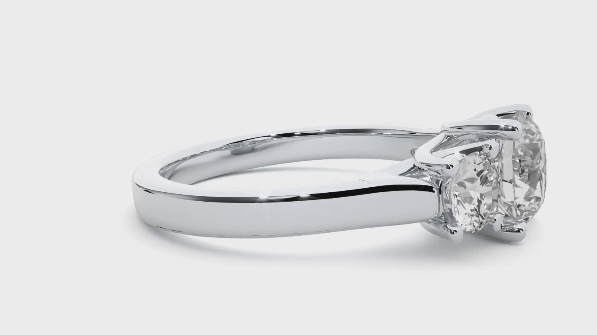 Taliyah Lab Grown Three-Stone Diamond Ring – Timeless & Ethical Beauty