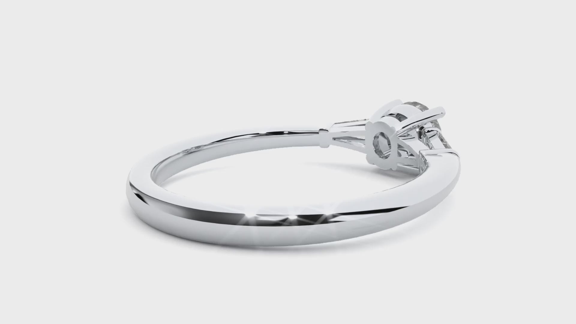 Jana Lab Grown Three-Stone Diamond Ring – Modern Elegance, Ethically Made
