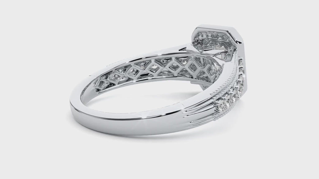 Nora Diamond Halo Ring