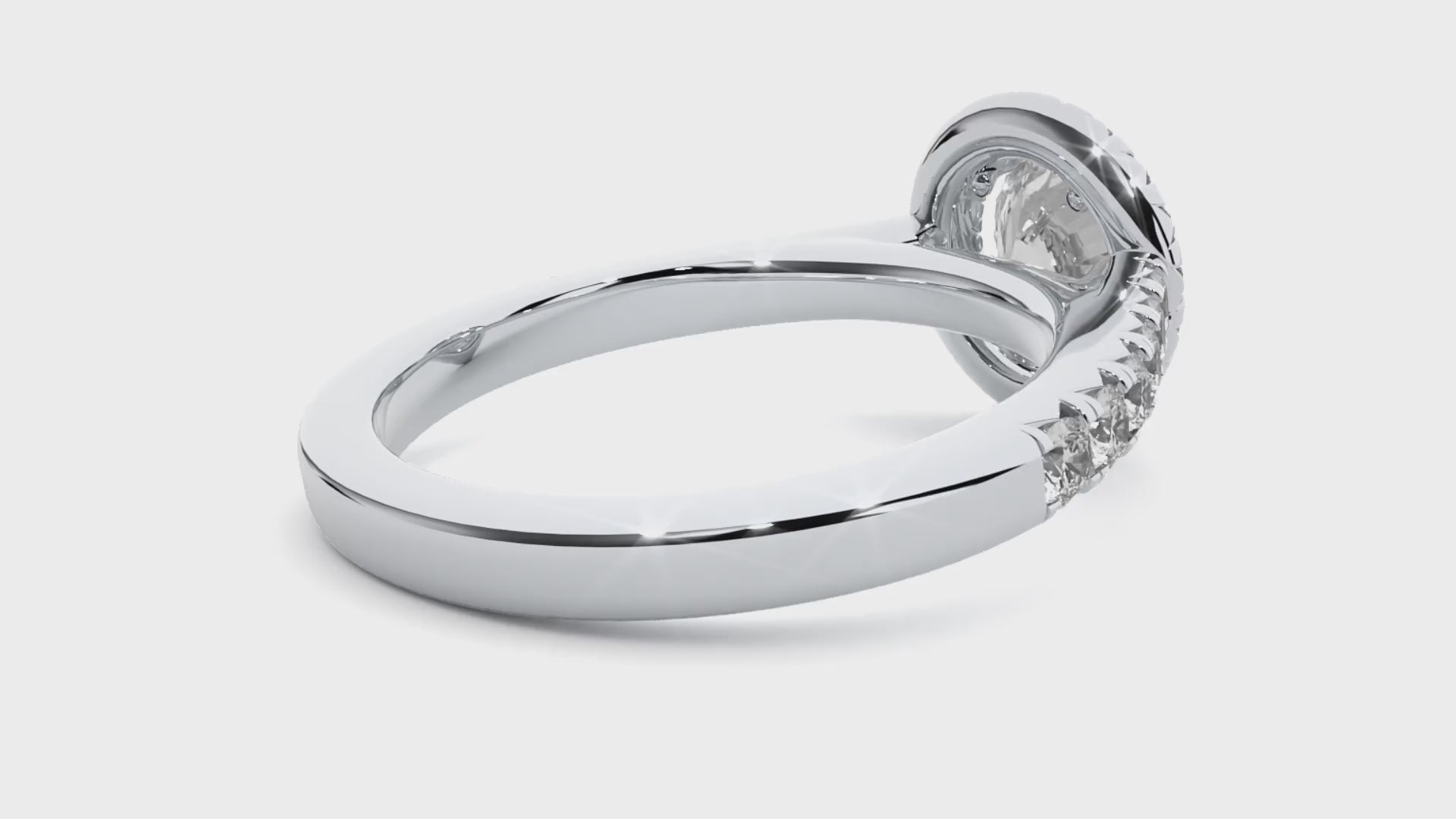 Elizabeth Diamond Halo Ring