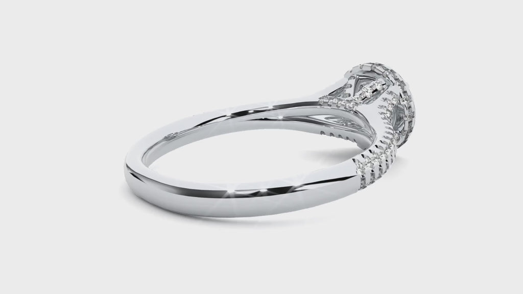 Zoey Diamond Halo Ring