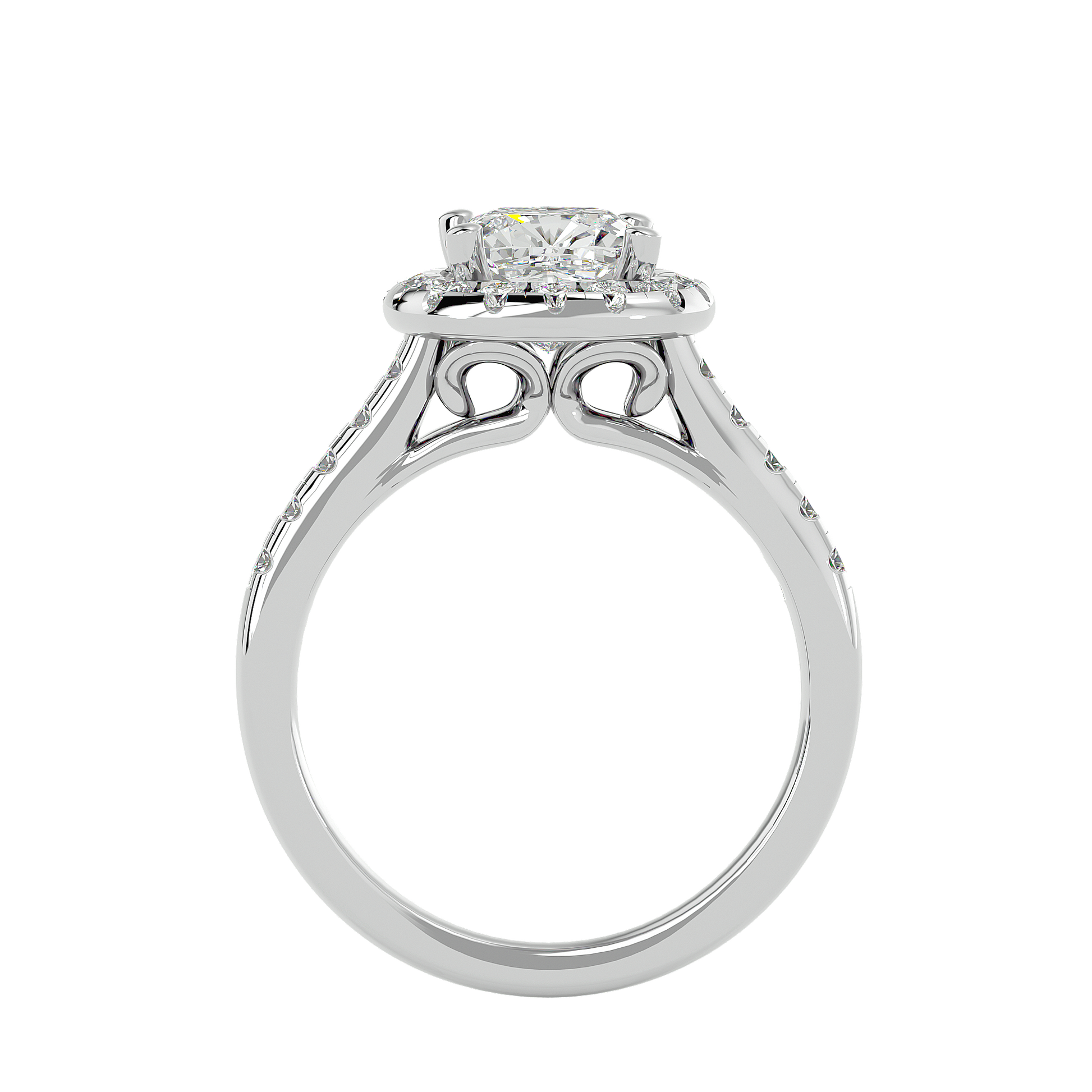 Chloe Diamond Halo Ring