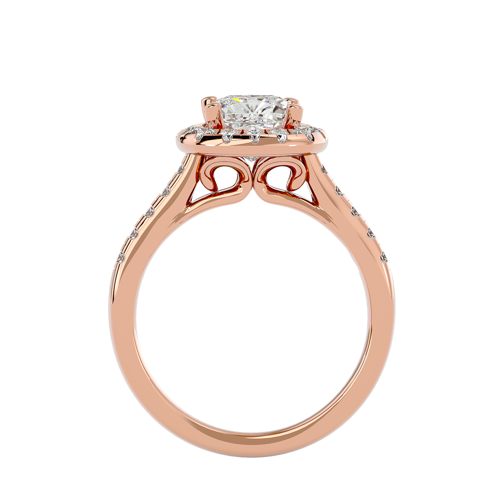 Chloe Diamond Halo Ring
